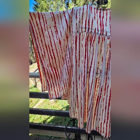 Jump White & Red Kimono Lightweight Jacket SzM - Picture 13 of 13